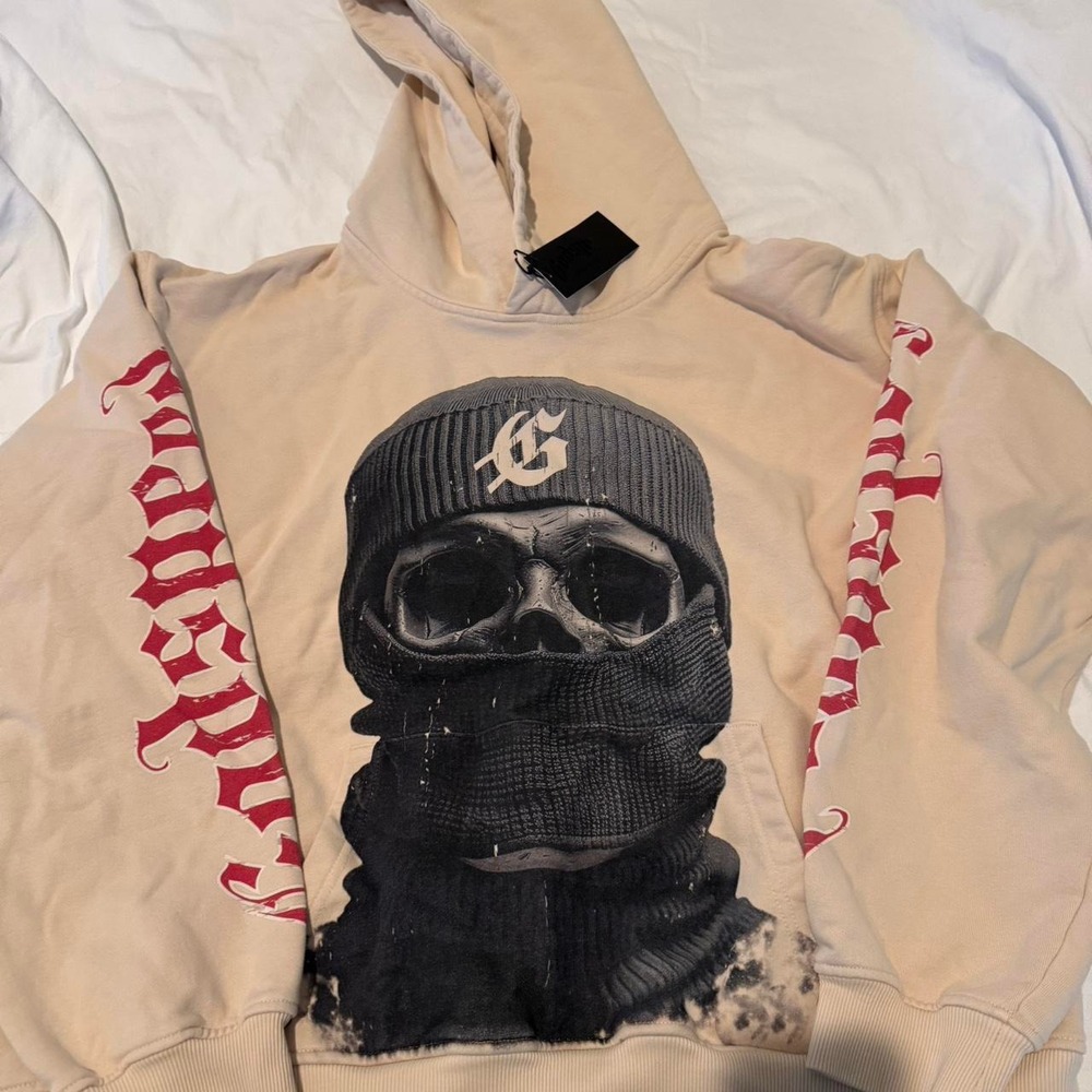 Authentic Godspeed oversized hoodie in cream Brand new with tags. Men's XL.